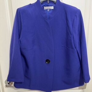 Kasper Women's Vibrant Blue Blazer
